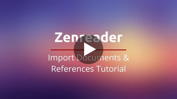 Importing & Referencing Video Tutorial